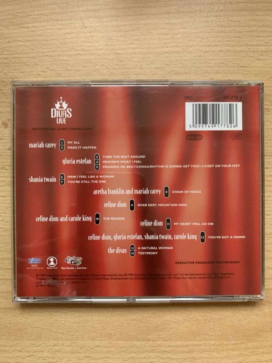 CD: CD VH1 Divas Live, album compilation – Usato da Salavaux venduto da Lune_Diurne 1