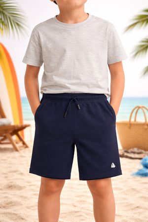 SHORT ENFANT BLEU MARINE