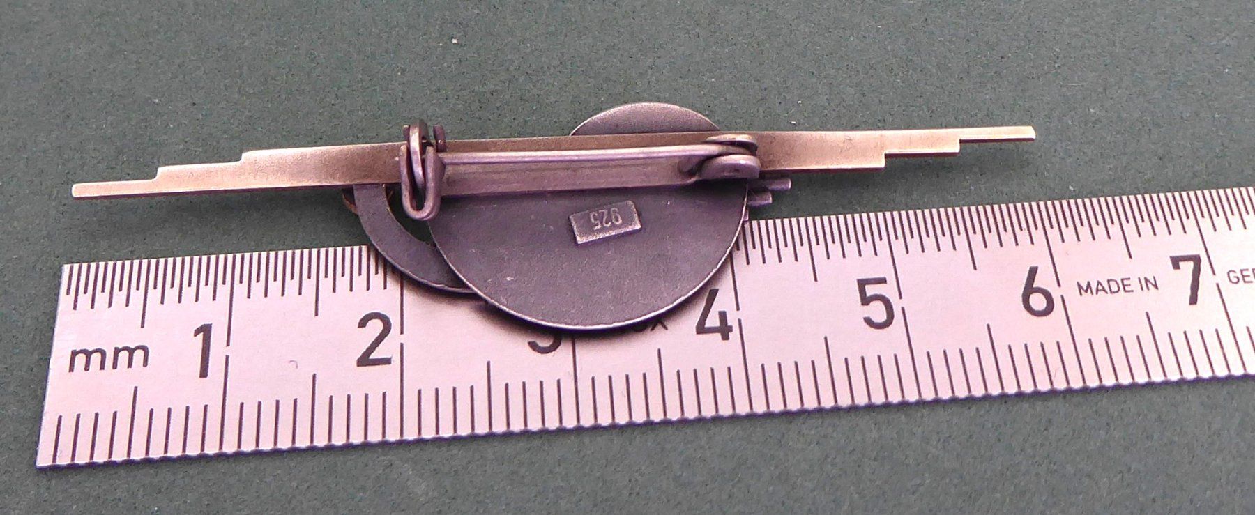 Spille & Fermagli: Brosche 925 Silber Teil vergoldet – Usato da Muri AG venduto da silvermouse007 2