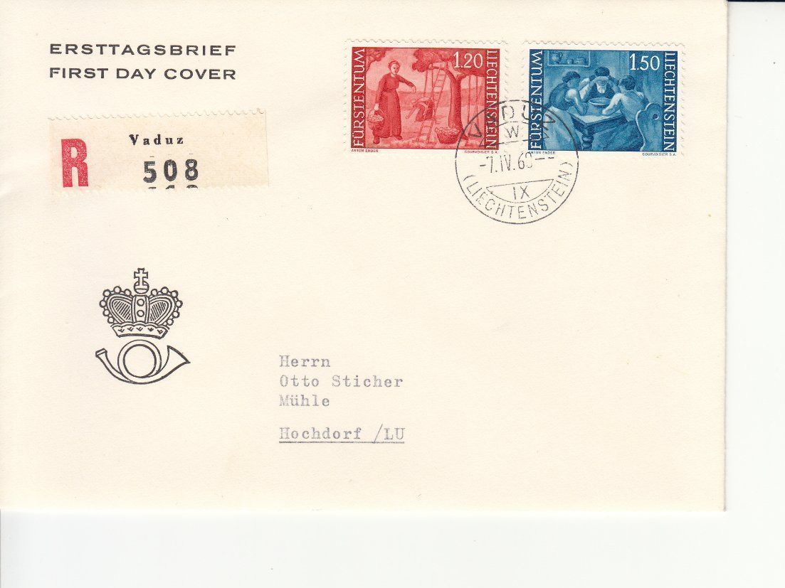 Tutti i francobolli: LBK  336 + 338 FDC – Usato da Bürglen TG venduto da StampGraf