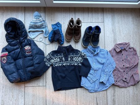 Jungen Kleider Set Gr. 98/104 (3-4 Jahre) Winter Herbst