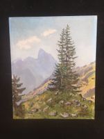 SIGNÉ ET DATÉ 1956 HUILE SUR PANNEAU