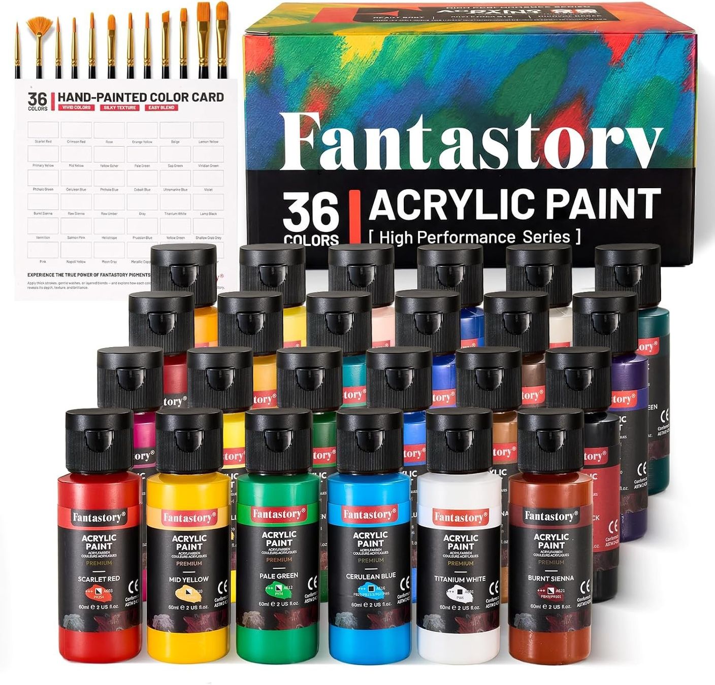 Farben: Acrylfarben 36x60 ml – Neu und originalverpackt aus Hundwil von pak_7zvn