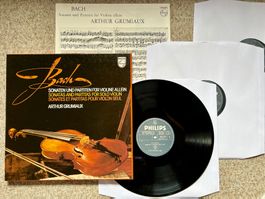 Bach - Arthur Grumiaux Sonatas And Partitas For Solo TOP 3LP
