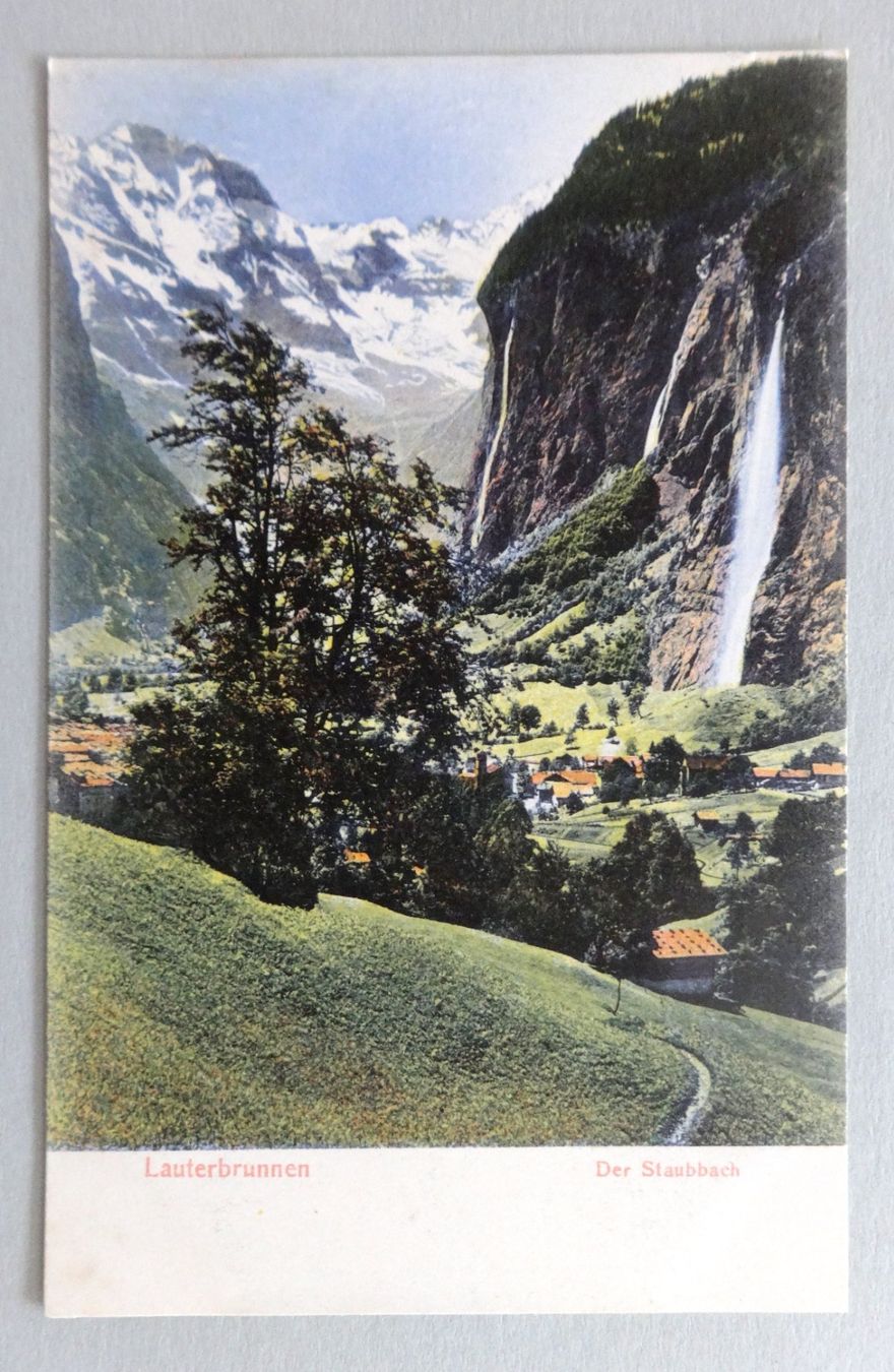 Cartoline postali: Lauterbrunnen - Der Staubbach – Usato da Fétigny venduto da Billy2miny