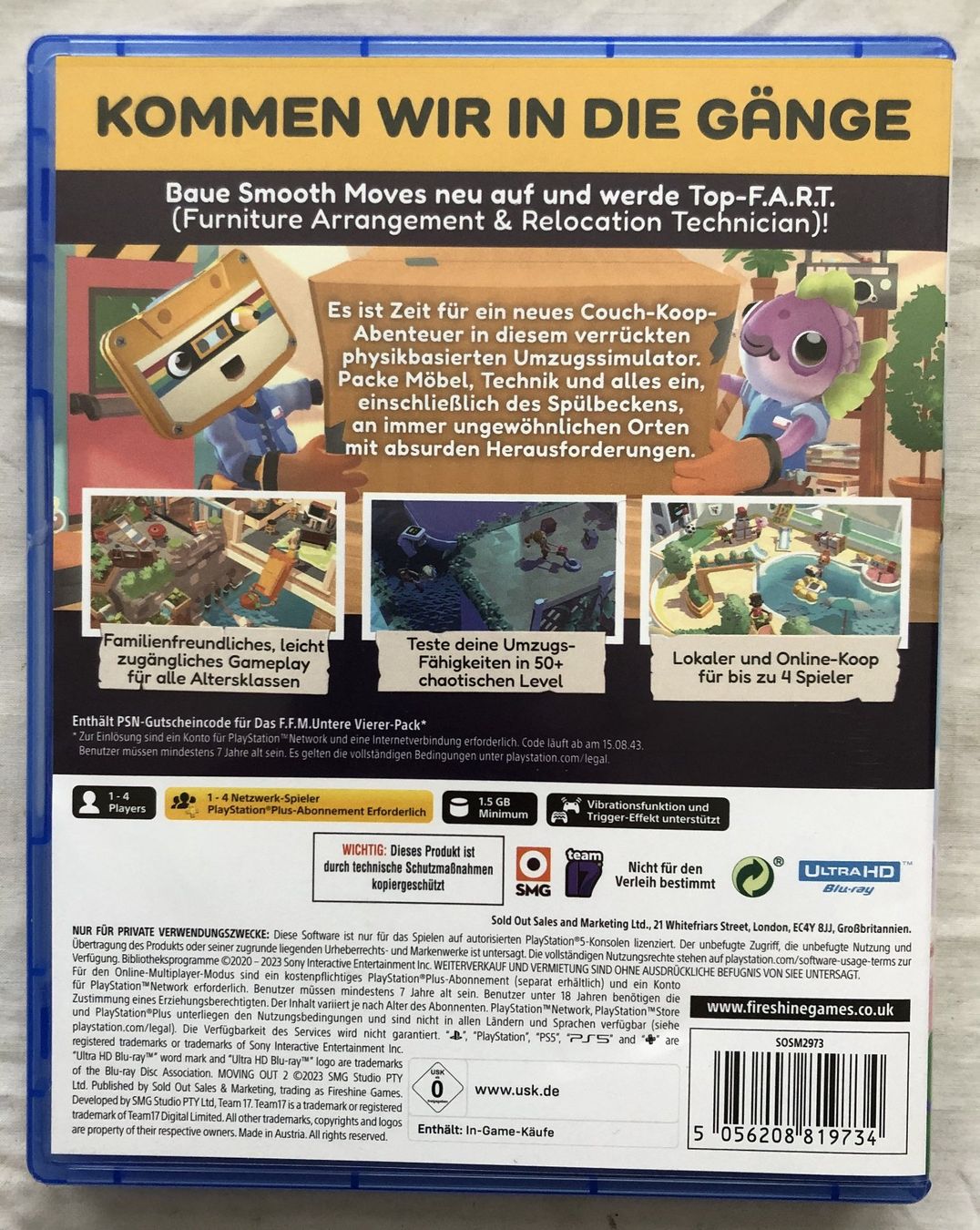 Giochi: PS5 - MOVING OUT 2 – Usato da Schaffhausen venduto da durruti 2