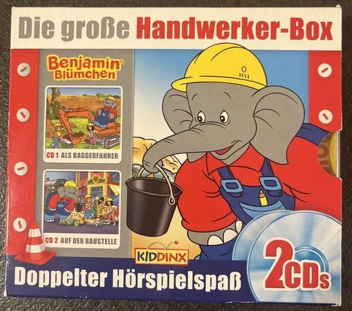 CDs: Benjamin Blümchen Hörspiel-Box Bauarbeiter, 2CDs – Gebraucht aus St.Gallen von elk2023