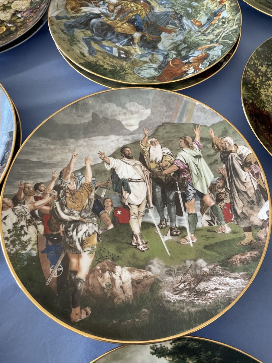 Piatti: Sammlung 18 wandteller der Porzi Langenthal – Nuovo e nell'imballaggio originale da JEGENSTORF venduto da pem_qs2l 6