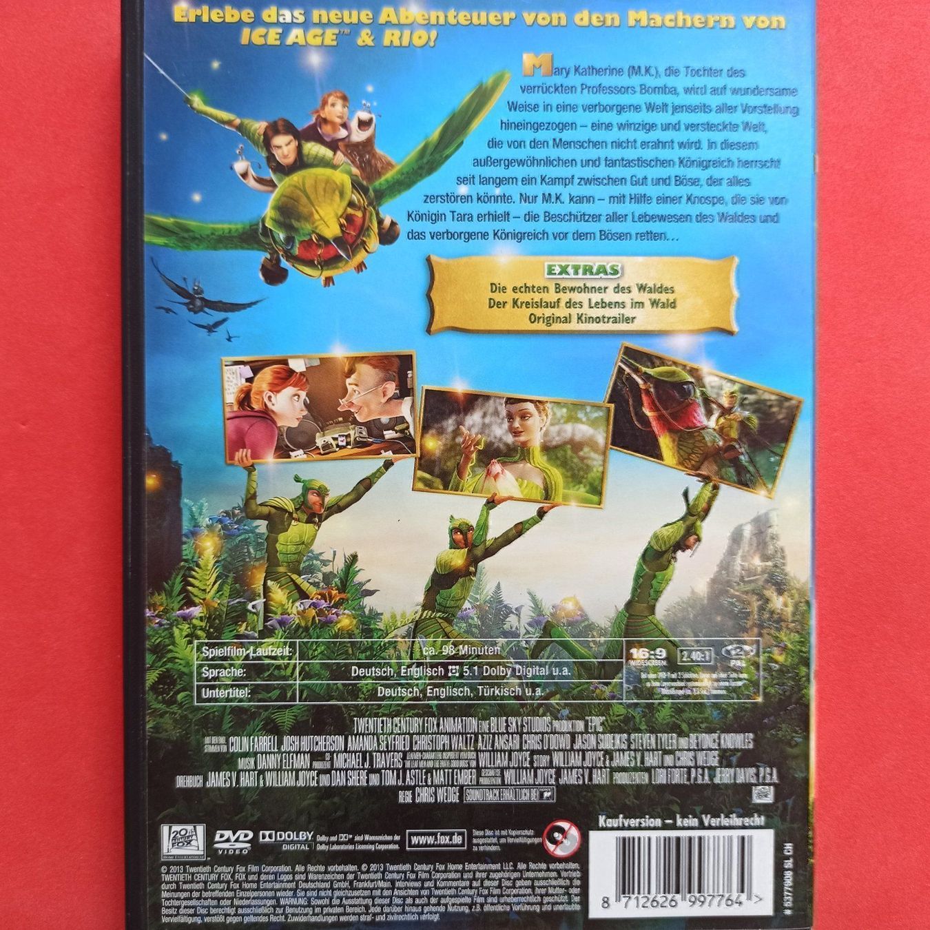 Tutti i DVDs: Epic - Verborgenes Königreich – Usato da Dübendorf venduto da kb86_MOVIE 1