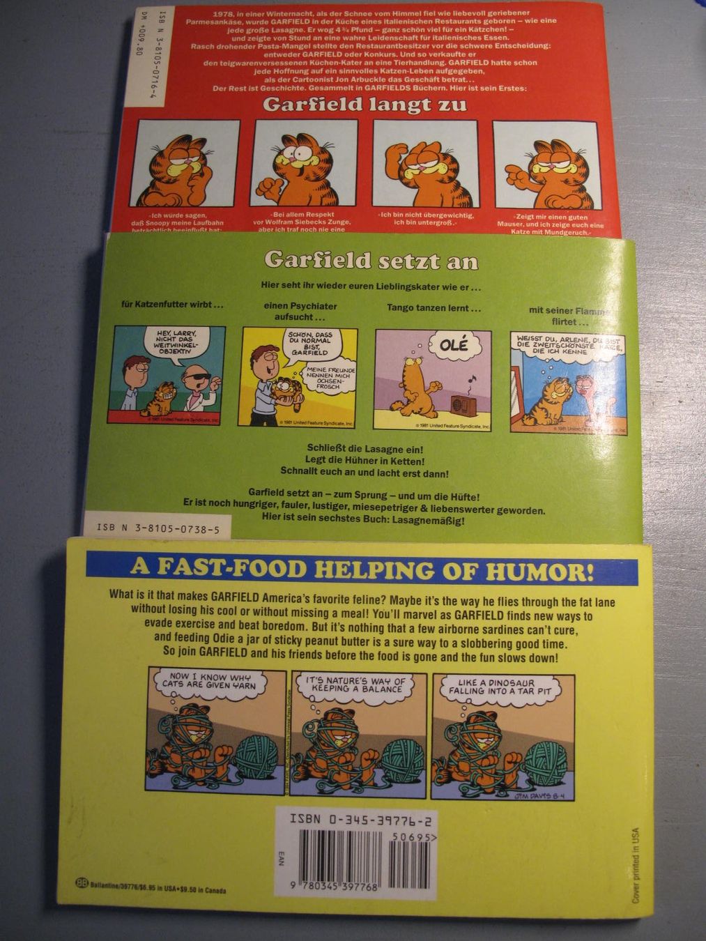 Fumetti: Garfield Comics bei Jim Davies – Usato da Wil SG venduto da fva01 1