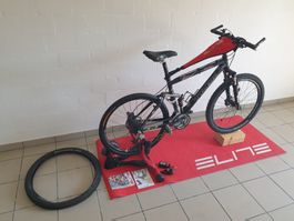 Rollentrainer inklusive Mountainbike