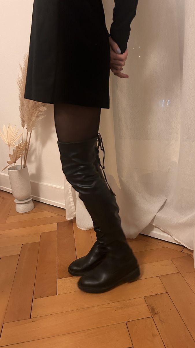 Chaussures femmes: Overknee Stifel, Chunky Boots, schwarz, Gr 37 – D'occasion à Zürich par DeeDaaFee 1