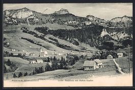 Brüllisau, Gesamtansicht mit Hohen Kast