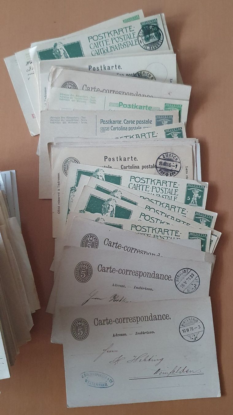 Tutti i francobolli: 300 ältere Ganzsache Schweiz – Usato da Kreuzlingen venduto da Rschweiz1 1