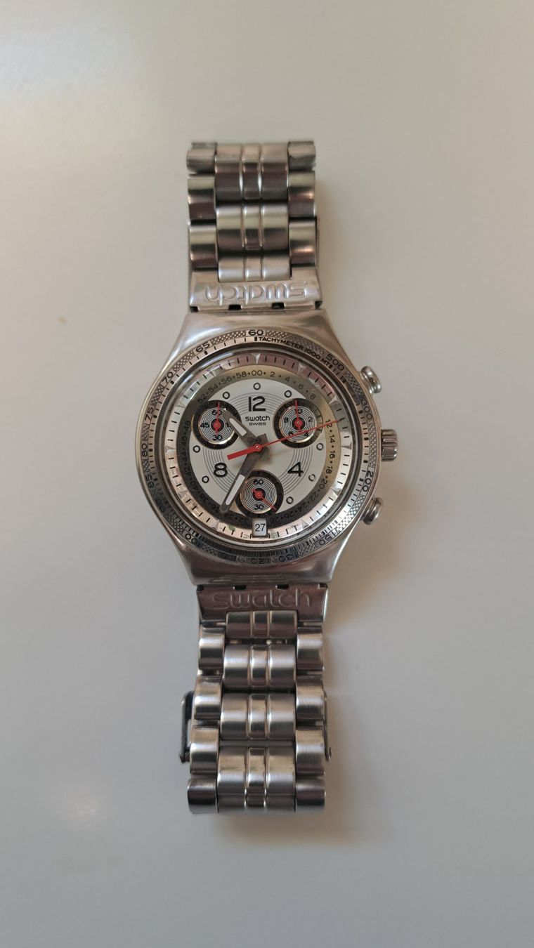 Swatch Orologi: Swarch Irony chrono Clock The Time, 40mm – Usato da Clarens venduto da mig_f5z9