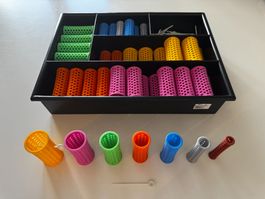 Haarwickler Set mit Sortierbox gebraucht – 7 versch. Grössen