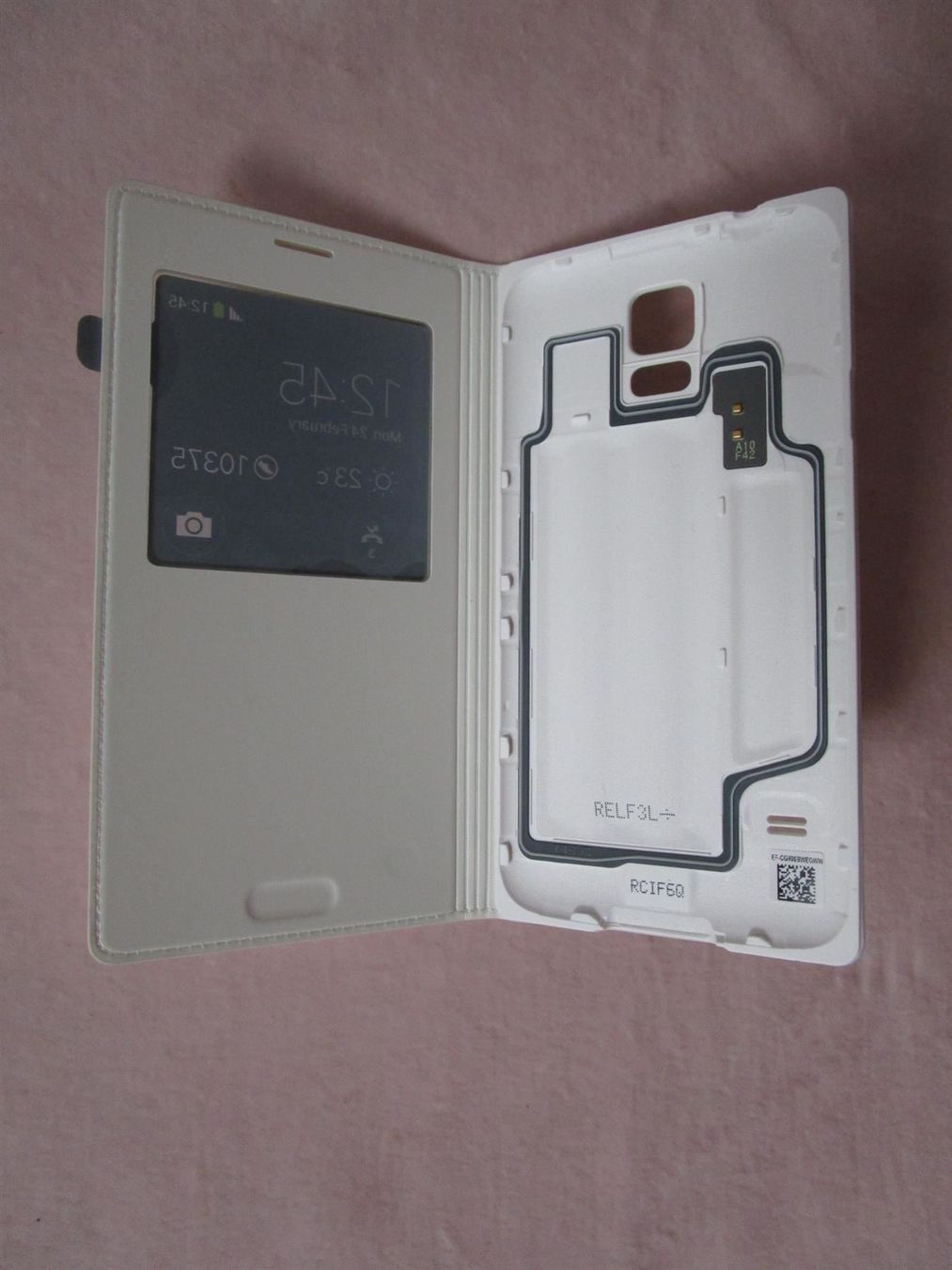 Samsung Cover & Protezioni schermo: Original Samsung Flip Cover S5 S-View case weiss – Nuovo e nell'imballaggio originale da Eschenbach SG venduto da brocarte 9