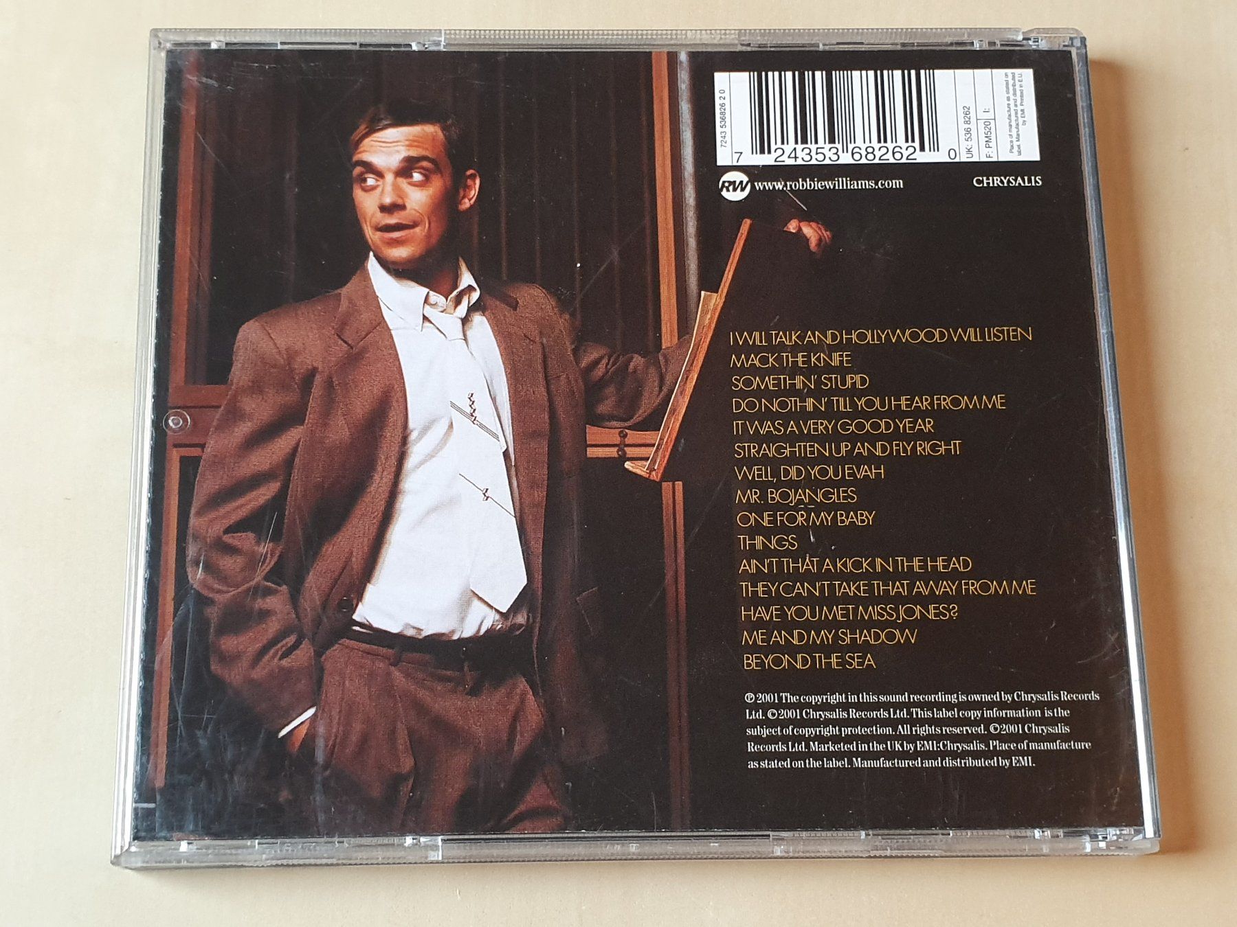 CDs: Robbie Williams Swing when you're winning – D'occasion à Stansstad par collectorsshop 1