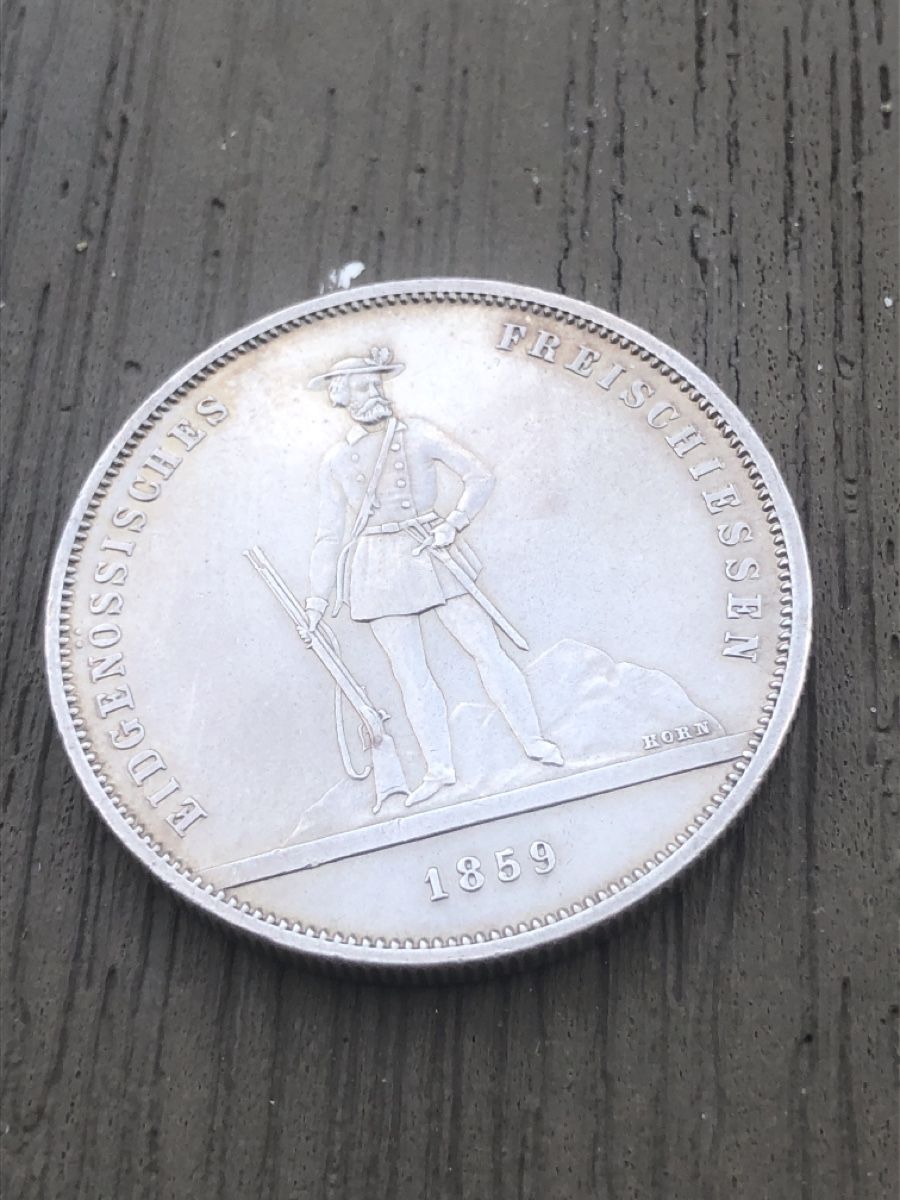 Tutti le monete: Schützentaler 1859 – Nuovo (secondo la descrizione) da Mühlethal venduto da nyffeler2815