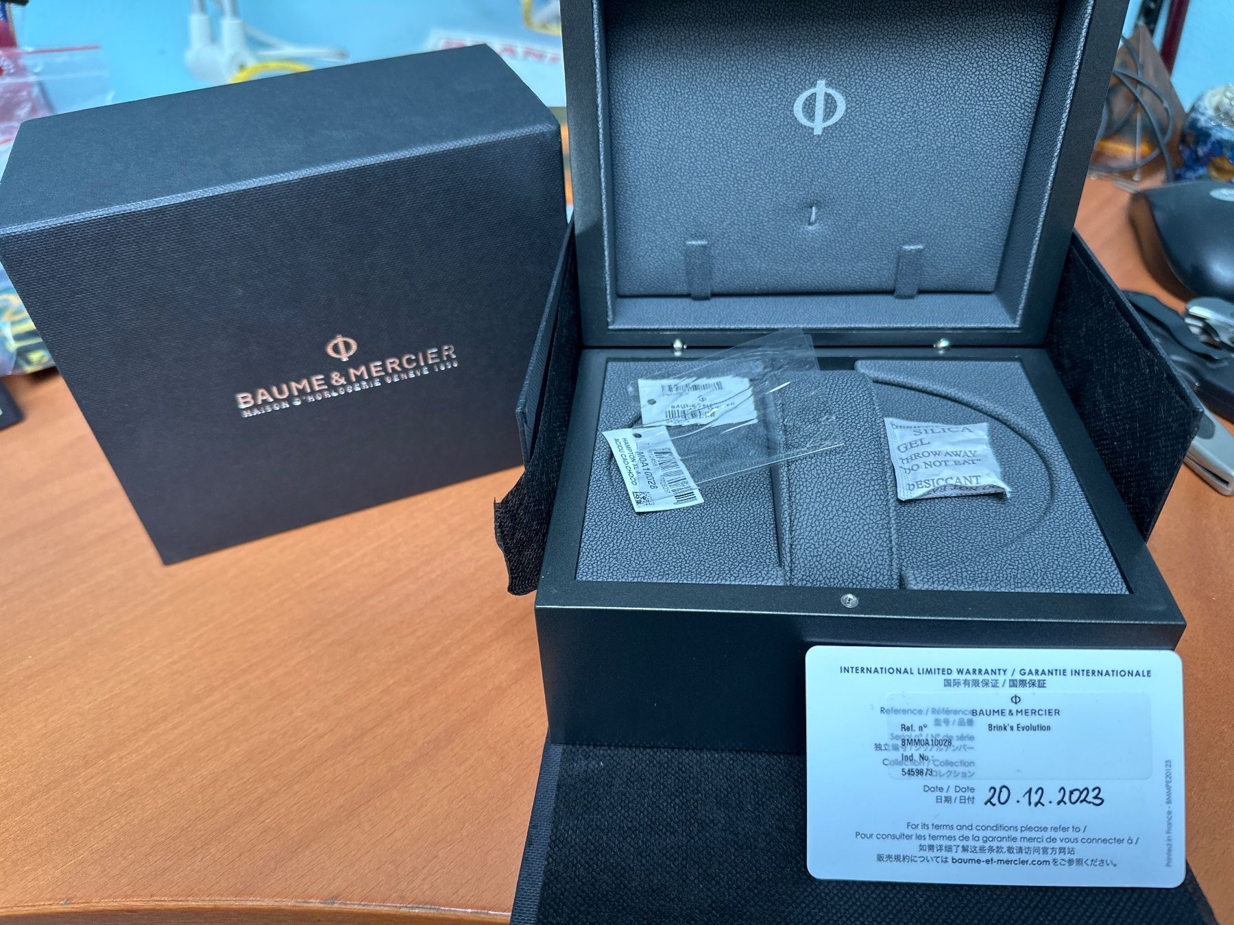 Baume & Mercier Orologi: Baume & Mercier Hampton Rectangular ungetragen – Usato da Morbio Inferiore venduto da Ecod 3