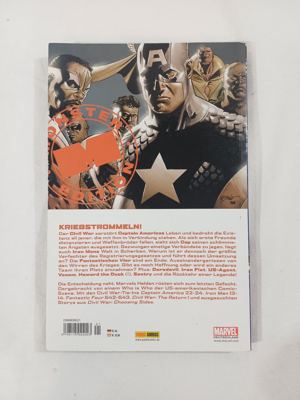 Fumetti: Marvel Monster Edition Band 21- Civil War 3 Comic – Usato da Luzern venduto da IG_Arbeit 1