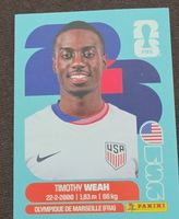 Panini Sticker Timothy Weah USA12
