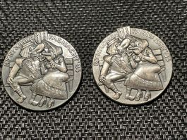 Reinacher Fasnachtsplaketten 1984 Silber