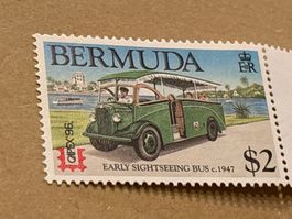 Bermuda Briefmarke Sightseeing Bus 1996 $2