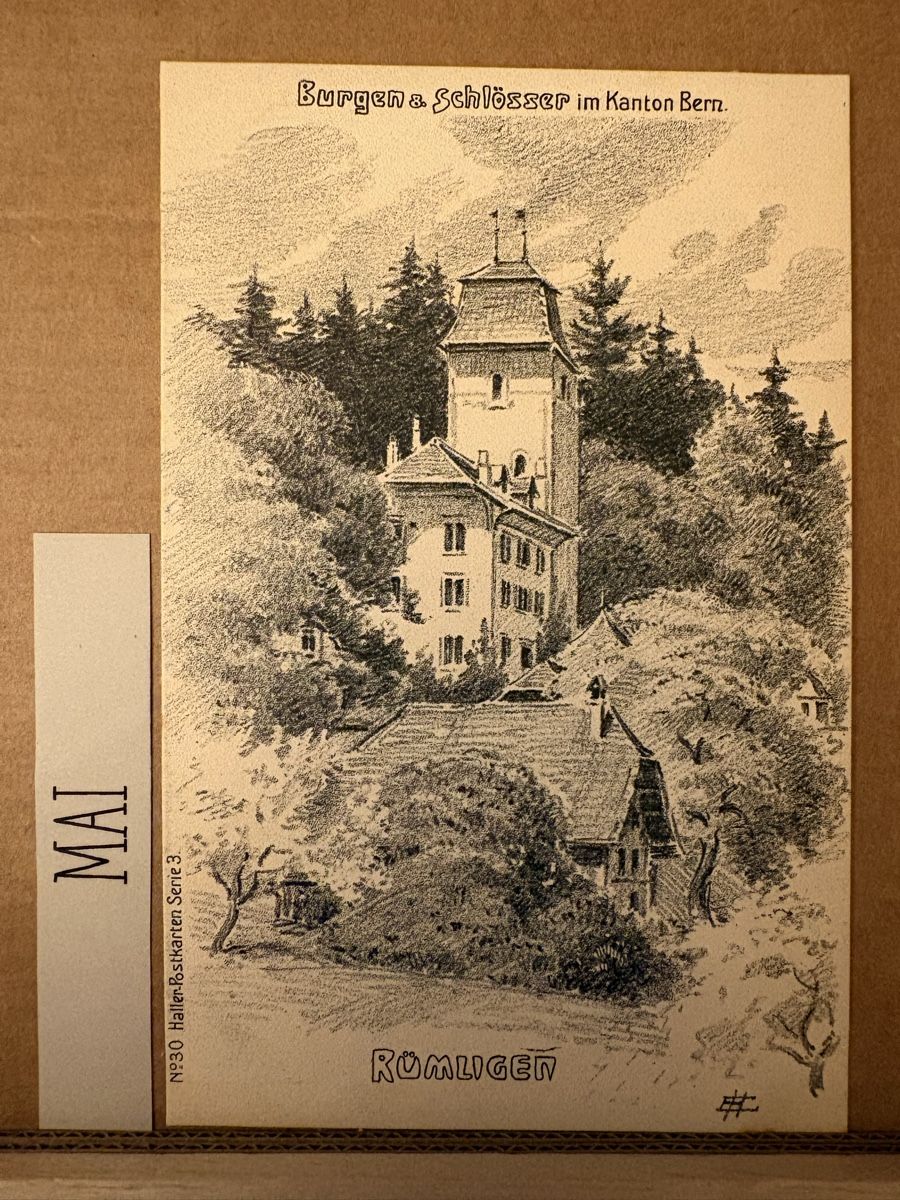 Cartoline postali: AK von Schloss Rümligen – Usato da Rümlang venduto da Kartenpost1