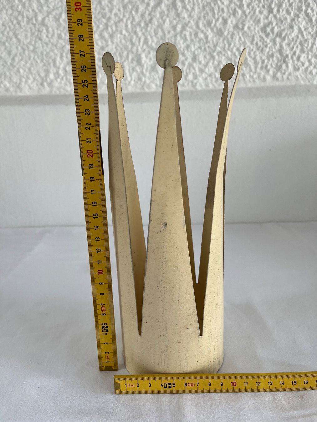 Tutte le decorazioni: Windlicht/ Krone Metallblech / Shabby Chic – Usato da Wetzikon ZH venduto da seli03 4