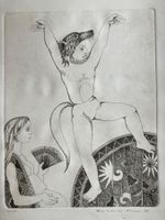 Original-Radierung Ambrosius Humm 1969