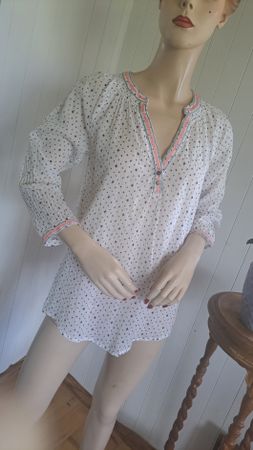 LYLA LYLA Sommerbluse Tunikabluse Tunika Bluse S 36 38