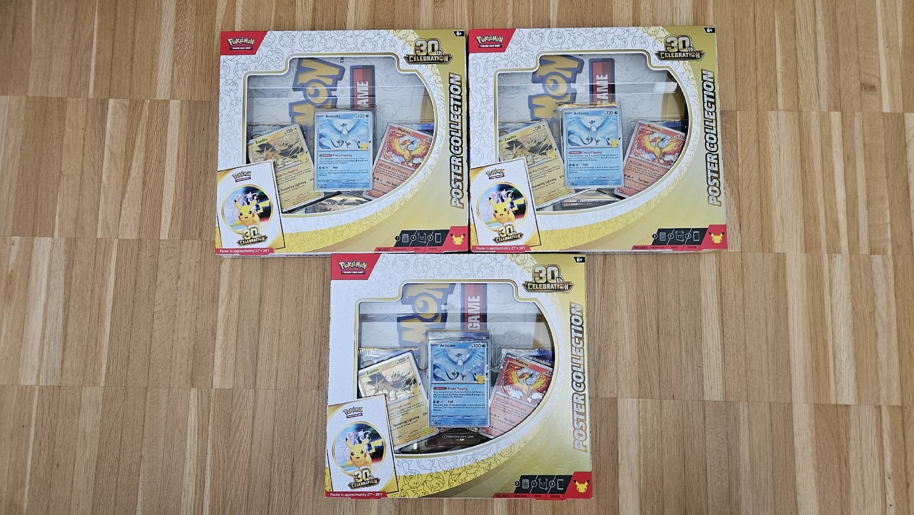Pokémon Carte collezionabili: 3er Set Pokémon 30th Celebration Postercollection ENG – Nuovo e nell'imballaggio originale da Schliern b. Köniz venduto da Smurox