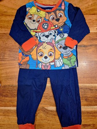 Paw Patrol Schlafanzug Grösse 92 blau bunt gebraucht