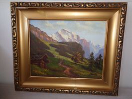 GEMÄLDE JUNGFRAU SIGNIERT SURES ANTIK
