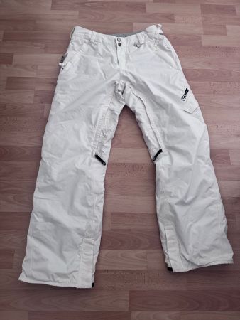 Snowboardhose Volcom weiss Grösse M gebrauchter Zustand
