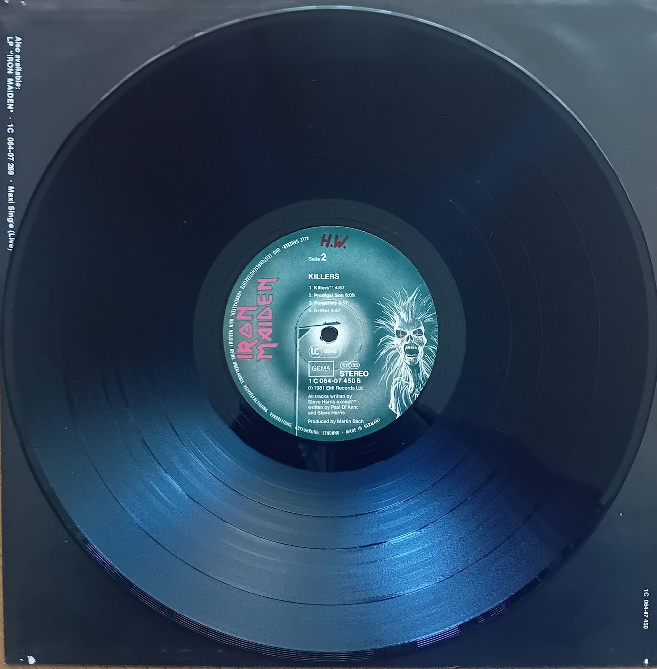 Schallplatten: IRON MAIDEN Killers 1981 Heavy-Metal – Gebraucht aus Nänikon von  4