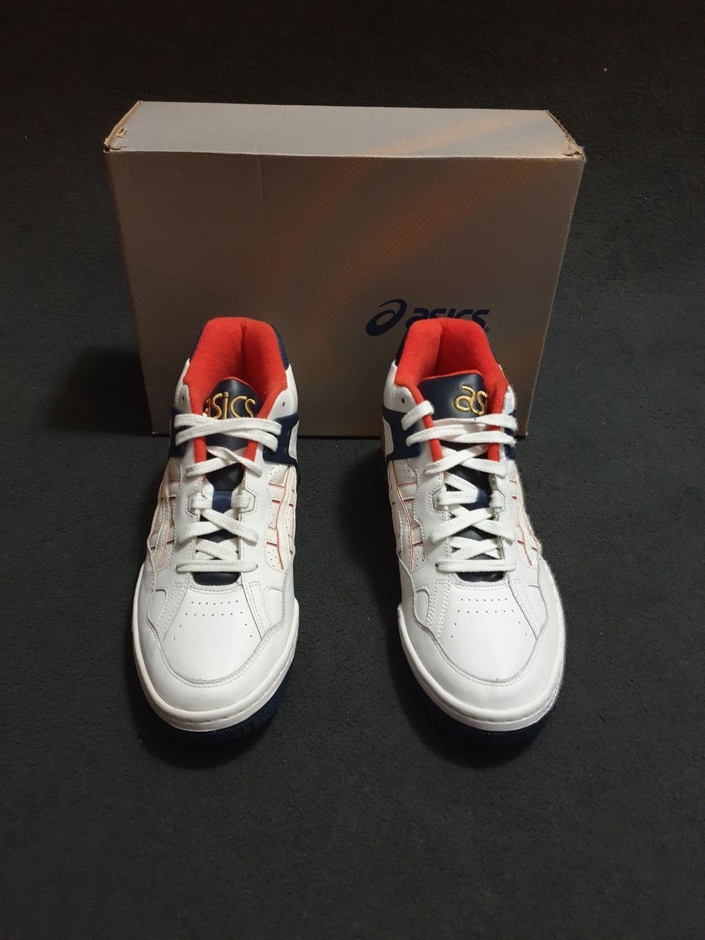 Asics Scarpe da uomo: ASICS GEL-SPOTLYTE WHITE-WHITE       Gr. 44 – Nuovo e nell'imballaggio originale da Zürich venduto da LIQUIDATOR.CP 2