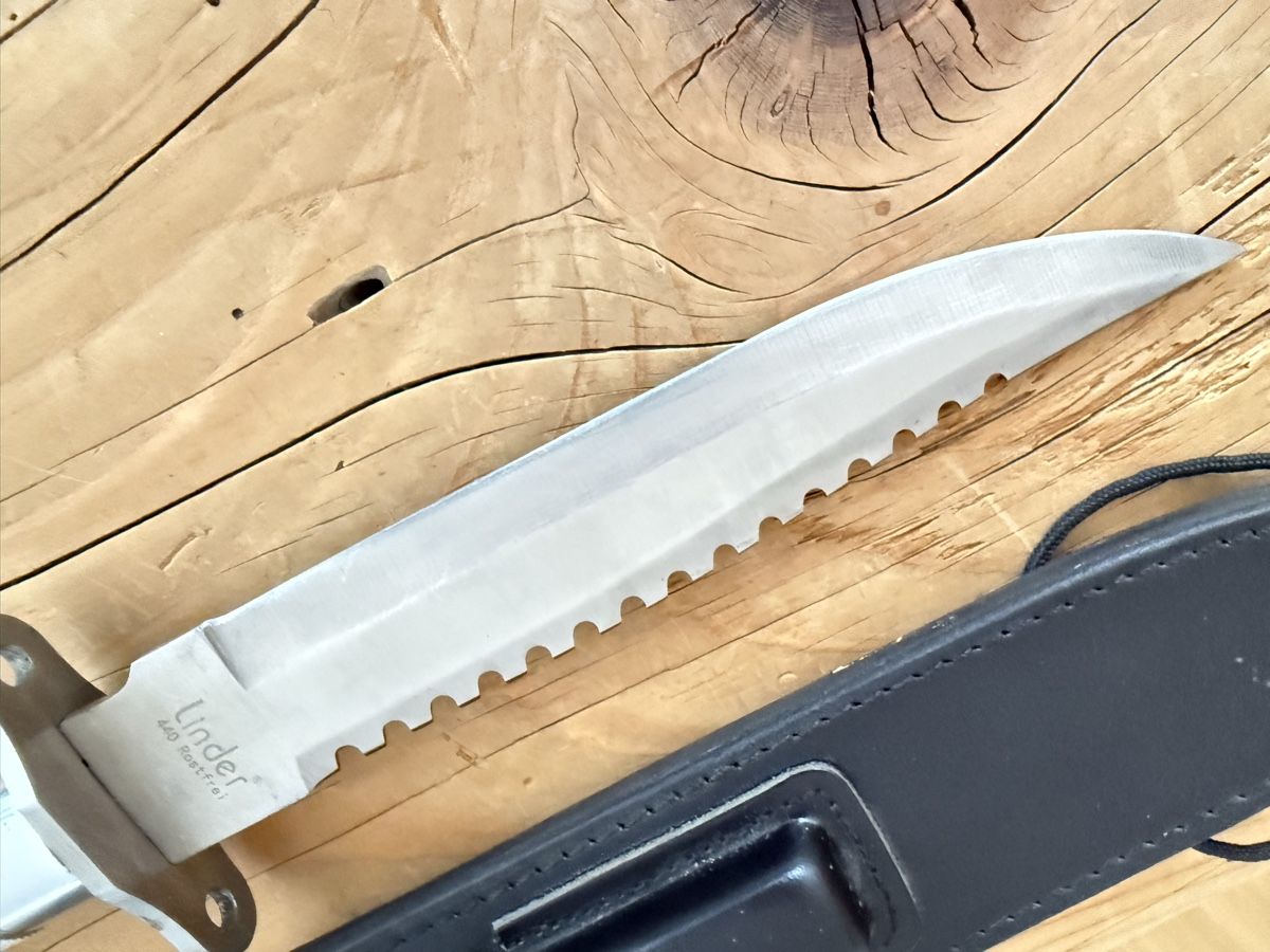 Accessori: Messer Linder 440 Kampfmesser Jagdmesser – Usato da Goldach venduto da Messerguru 4