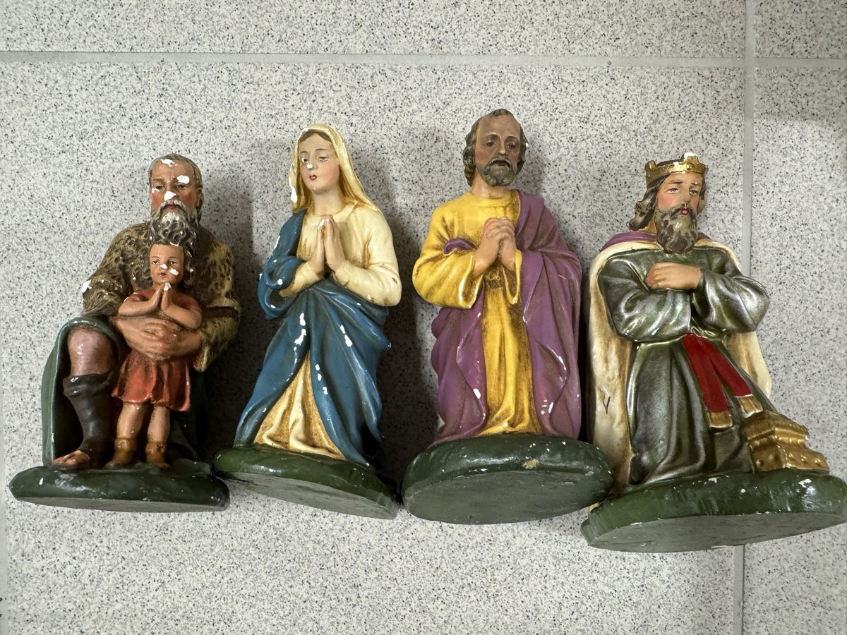 Statuette: Krippenfiguren Keramik,20-teilig – Usato da Felsberg venduto da kat_v2cm 5