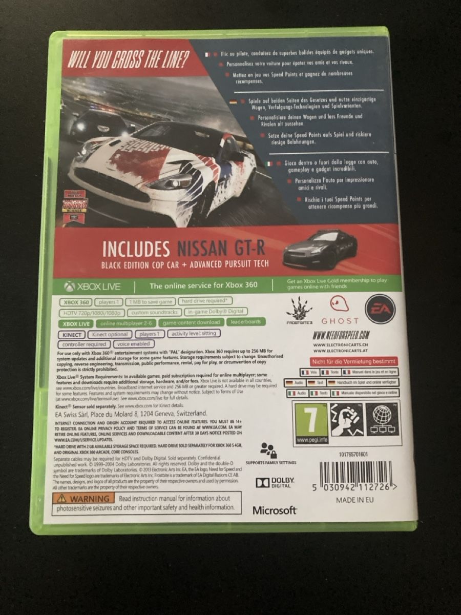 Microsoft Giochi: X Box 360 Game Need for Speed Rivals – Usato da Ins venduto da teamfairerdeal 1