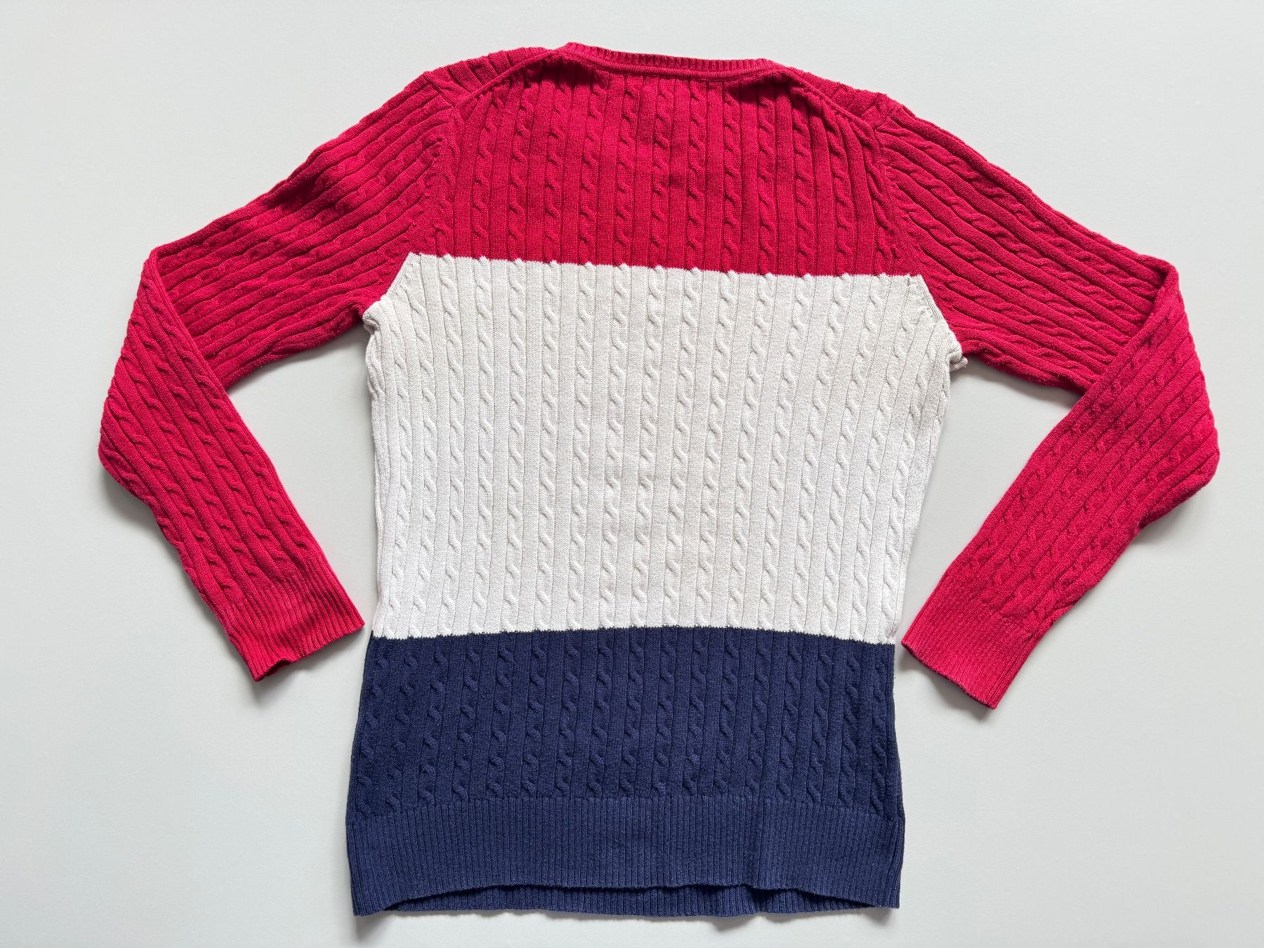 Maglioni & Felpe: Izod pullover cable knit 100% cotton Women Sz M – Usato da Neuchâtel venduto da _Easy_to_Find_ 5
