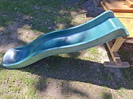 Toboggan de jardin vert, 170cmm, parfait pour l'été! ☀️