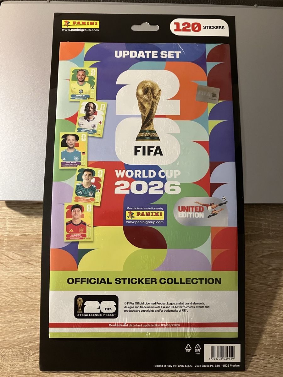 Panini Carte collezionabili: Panini WM 2026 United Edition UPDATE Set versiegelt – Nuovo e nell'imballaggio originale da Chur venduto da tozzi-stickerworld