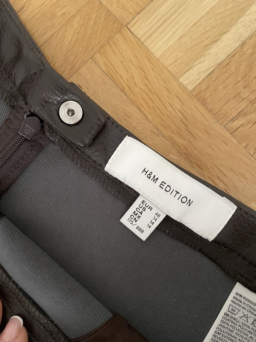H&M Gonne: Kunstleder Rock/Jupe dunkelbraun – Nuovo (secondo la descrizione) da Muttenz venduto da stoeberi01 1