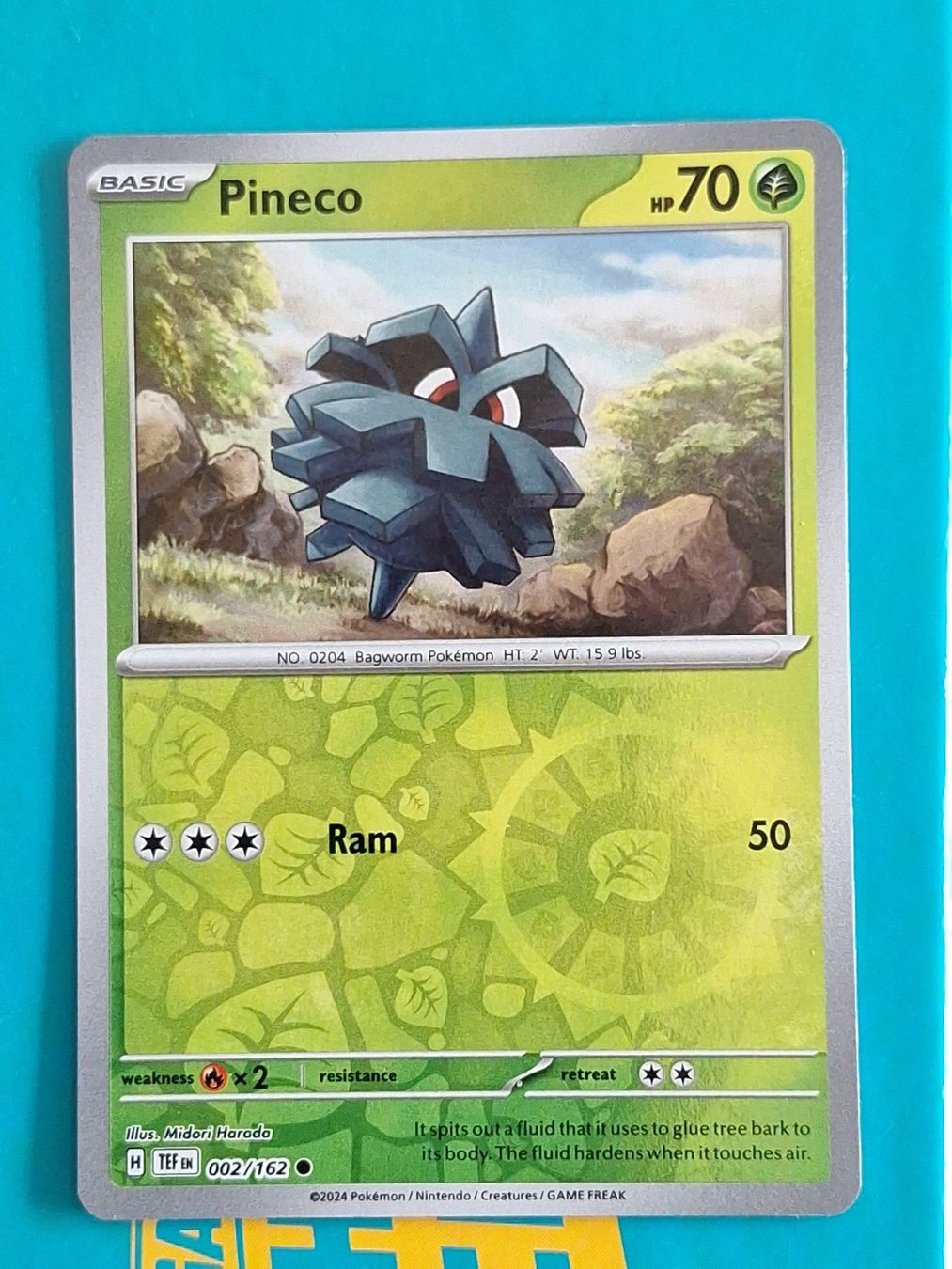 Pokémon Carte collezionabili: Pineco - Pokemon Temporal Forces Reverse Holo - #2.6 – Usato da Altstätten SG venduto da GGsGameshop