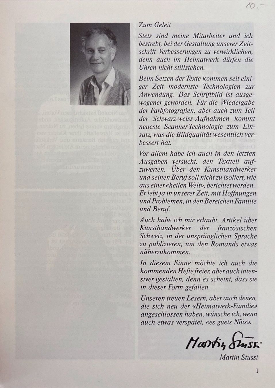 Riviste & Magazine: Schweizer Heimatwerk - Heft 1/1988 – Nuovo (secondo la descrizione) da Sarnen venduto da Livres 2