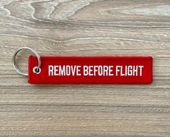 1 x Remove before flight tag Key chain Schlüsselanhänger