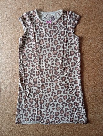Pyjama / Nachthemd "Leopard" Gr. 128/134 *NEU