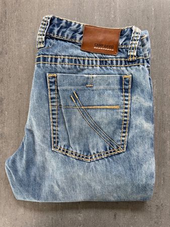 Camp David Jeans - Herren Denim Used Look - blau - W31 L32